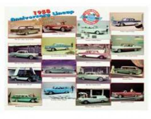 Full Size Chevy 40th Anniversary Poster, 1958