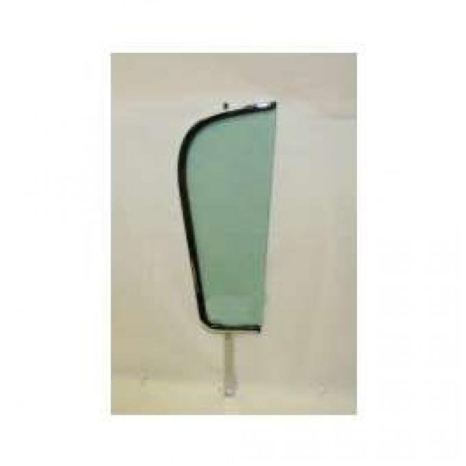 Full Size Chevy Vent Glass Assembly, Right, Green Tinted, Impala & Bel Air Hardtop & Convertible, 1959-1960