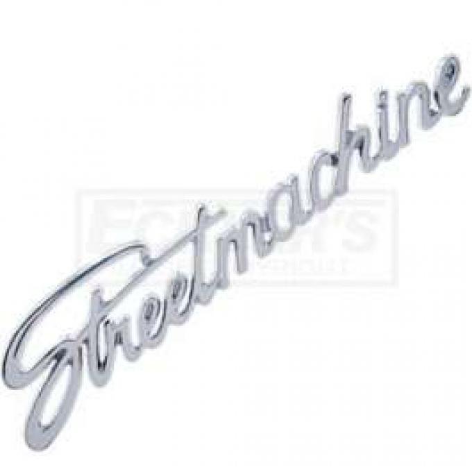 Full Size Chevy Street Machine Script Emblem, Chrome, 1958-1984