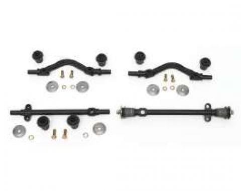 Full Size Chevy Control Arm Shafts, Upper & Lower, With Bushings & Hardware, 1958-1964