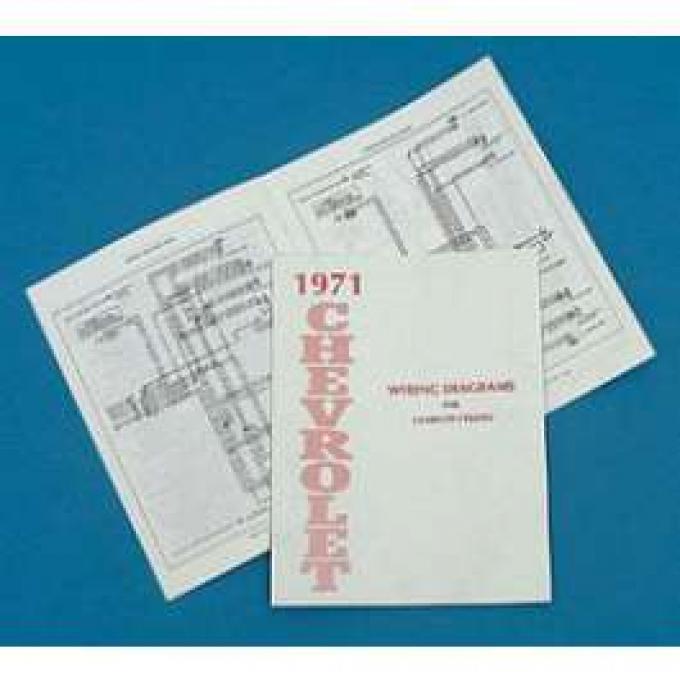 Full Size Chevy Wiring Harness Diagram Manual, 1971