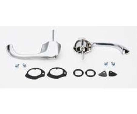 Full Size Chevy Outside Door Handles, 2-Door, 1959