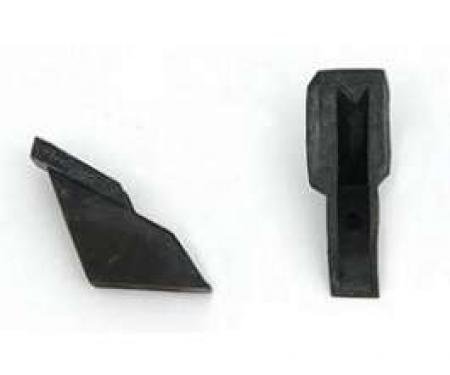 Full Size Chevy Vent Window Stops, Upper, Convertible, Impala, 1963-1964