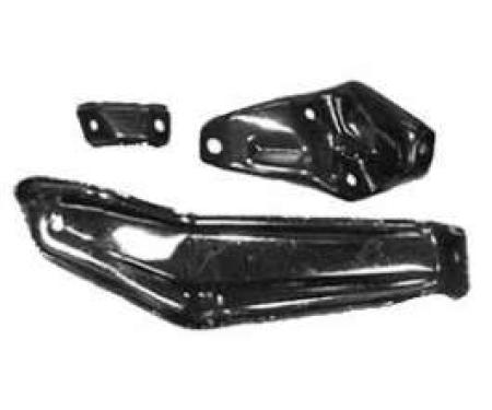 Full Size Chevy Front Bumper Bracket Set, Left, 1964