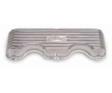 Full Size Chevy Valve Covers, 348 & 409ci, Polished Aluminum, Edelbrock, 1958-1965