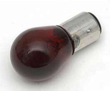 Full Size Chevy Taillight & Brake Light Bulb, Red, 1958-1972