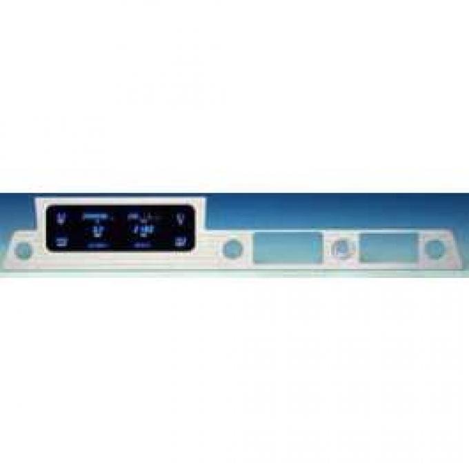 Full Size Chevy Dakota Digital Dash Kit, Blue Or Teal Display, 1961-1962