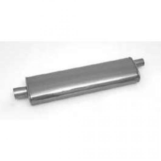Full Size Chevy Muffler, Stainless Steel, 29, 1958-1964