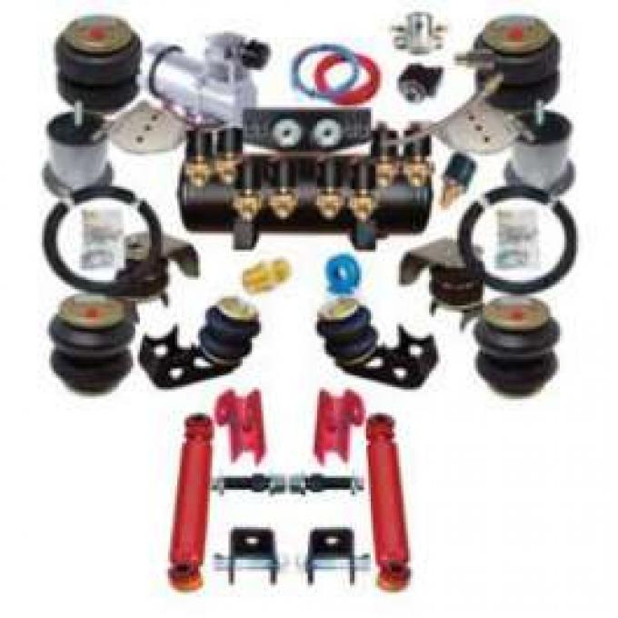 Full Size Chevy Air Ride Suspension Kit, Complete, 1958-1964