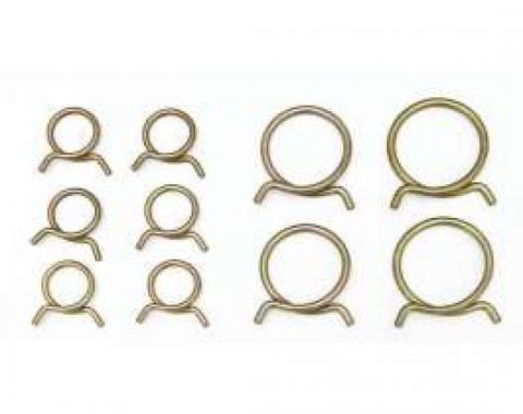 Full Size Chevy Radiator & Heater Hose Clamp Set, 1958