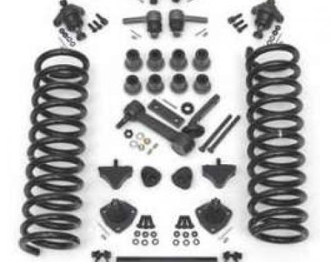 Full Size Chevy Front End Suspension Rebuild Kit, With Heavy-Duty Coil Springs, 1961-1964