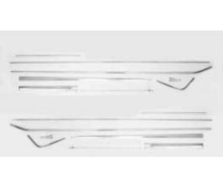 Full Size Chevy Side Molding Kit, Complete, 2-Door Hardtop & Convertible, Impala, 1961