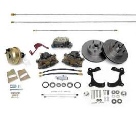 Full Size Chevy Front Disc Brake Kit, Power, 1959-1964