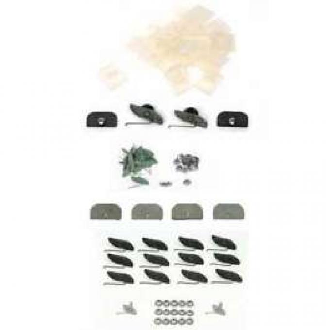 Full Size Chevy Complete Side Molding Clip Set, Impala SS, 1964