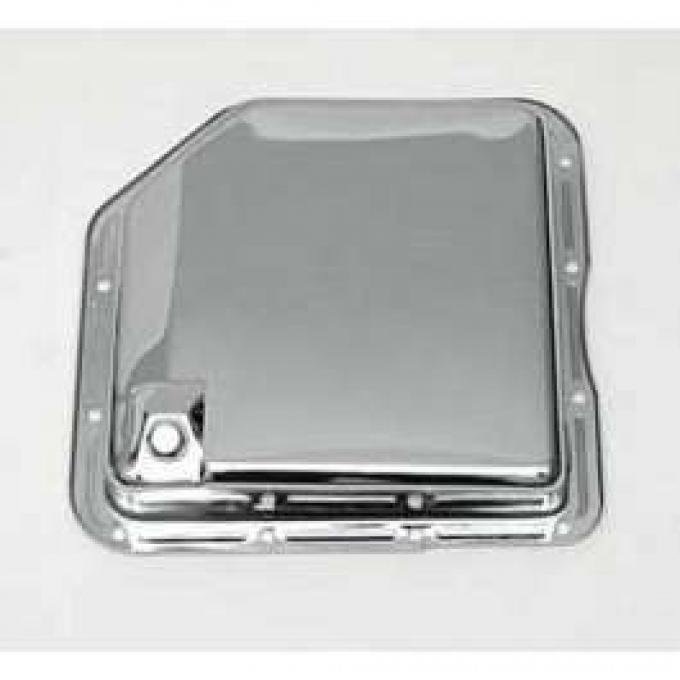 Full Size Chevy Transmission Pan, Chrome, Turbo Hydra-Matic 350, 1958-1981