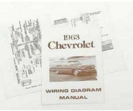 Full Size Chevy Wiring Harness Diagram Manual, 1963