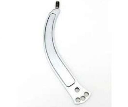 Full Size Chevy Shifter Arm, Tremec 5-Speed Manual Transmission, Curved, For Use With Bench Seat, 1958-1972