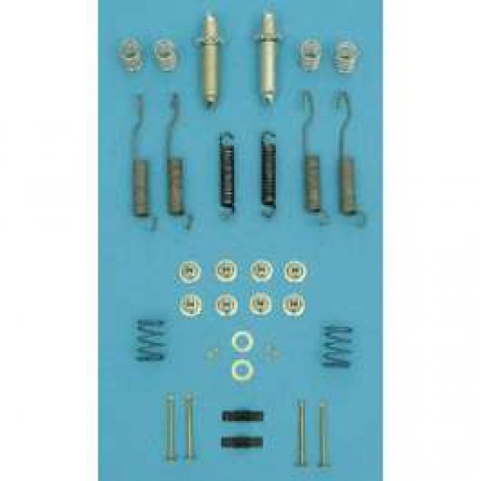 Full Size Chevy Rear Drum Brake Hardware Kit, 1958