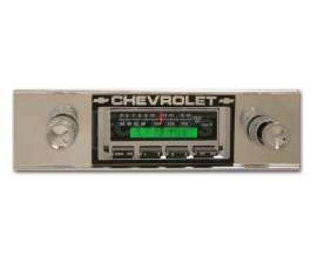 Full Size Chevy Stereo, KHE-100 Series, 100 Watts, Chrome Face, 1958