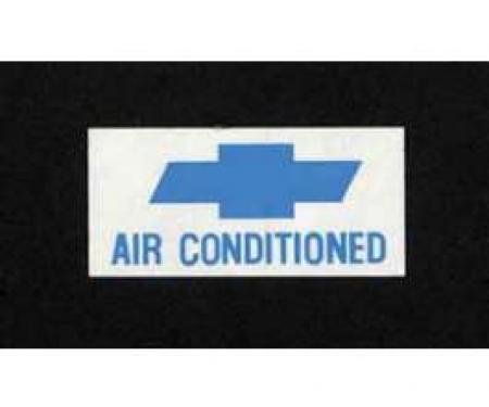 Full Size Chevy Air Conditioned Window Decal, 1966-1967