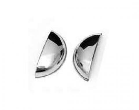 Full Size Chevy Headlight Raised Shields, 1958-1964