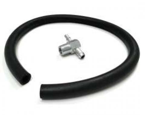 Full Size Chevy Vacuum Hose Kit, Brake Booster, With T Fitting, 1958-1972