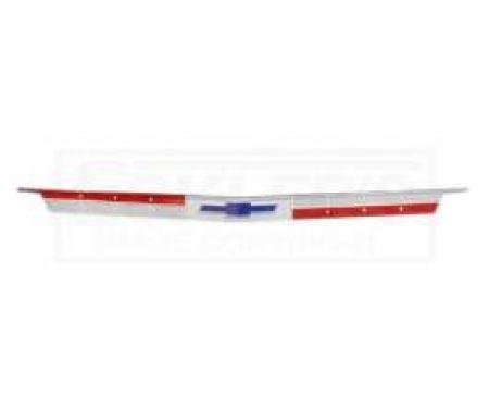 Full Size Chevy Hood Emblem Insert, Plastic, 1963