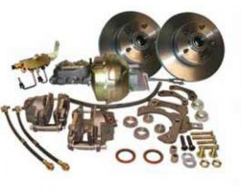 Full Size Chevy Brake Kit, Power Front Disc, Complete, 1969-1970