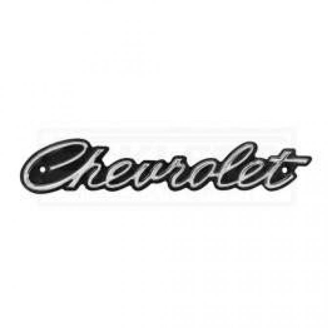 Full Size Chevy Grille Emblem, With Chevrolet Script, 1965