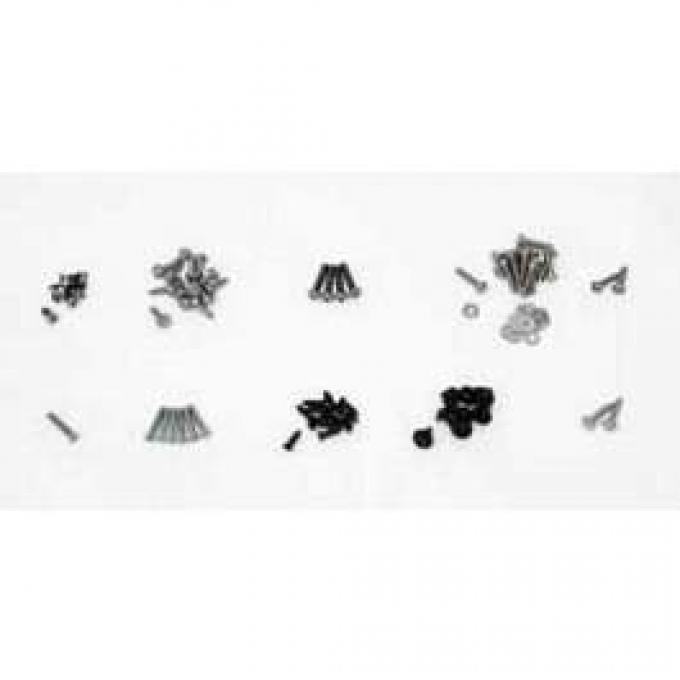 Full Size Chevy Exterior Trim Screw Set, Impala, 1970