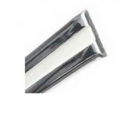 Full Size Chevy Rear Door Molding, Lower Left Or Right, 4-Door Impala, 1964