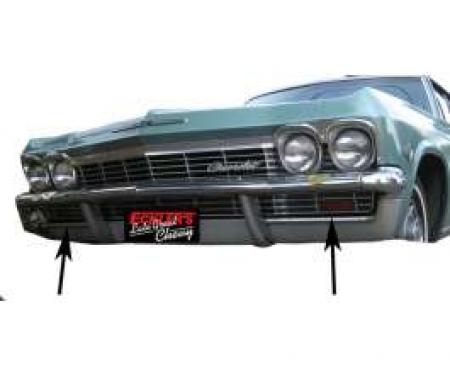 Full Size Chevy Moldings, Lower Valance, 1965
