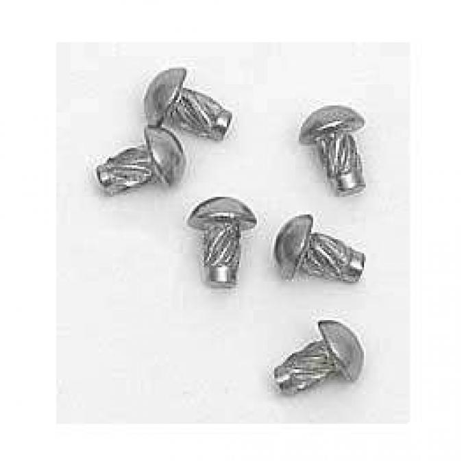 Full Size Chevy Generator, Alternator & Starter ID Tag Rivet Set, 1958-1960