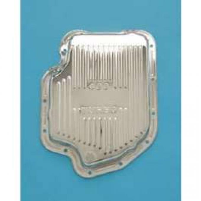 Full Size Chevy Turbo Hyrda-Matic 400 Transmission Pan, Chrome, 1967-1981