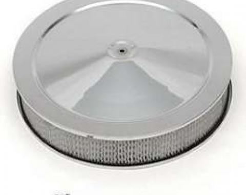 Full Size Chevy Air Cleaner, 14, Chrome, 1958-1972