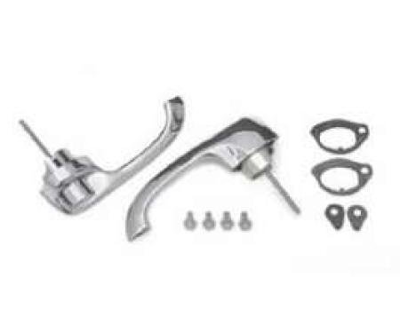 Full Size Chevy Outside Door Handles, 2-Door, 1960