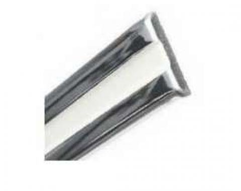 Full Size Chevy Rear Door Molding, Lower Left Or Right, 4-Door Impala, 1964