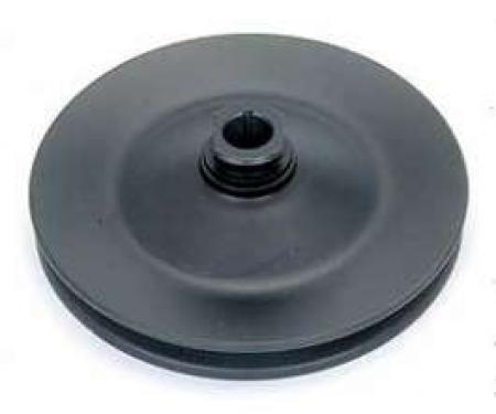Full Size Chevy Power Steering Pump Pulley, Single Groove, 1958-1972