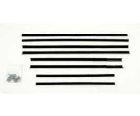 Full Size Chevy Window Felt Kit, 4-Door Sedan, Bel Air, 1959-1960