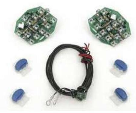 Full Size Chevy Taillight Conversion Kit, LED, 1963-1965
