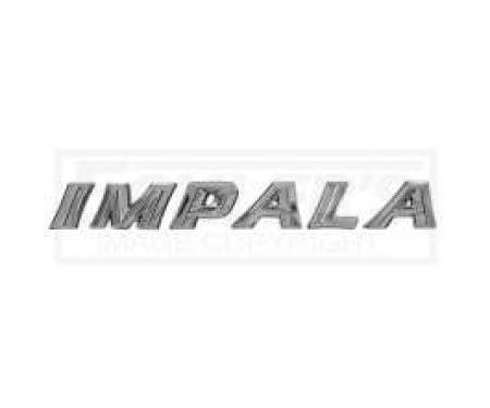 Full Size Chevy Quarter Molding Letters, Impala, 1959