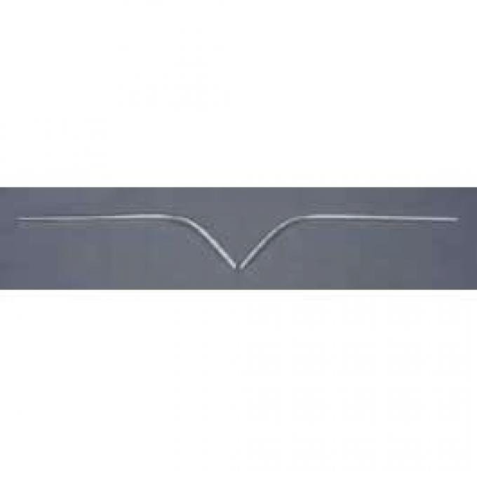 Full Size Chevy Trunk Moldings, Bel Air & Impala, 1961