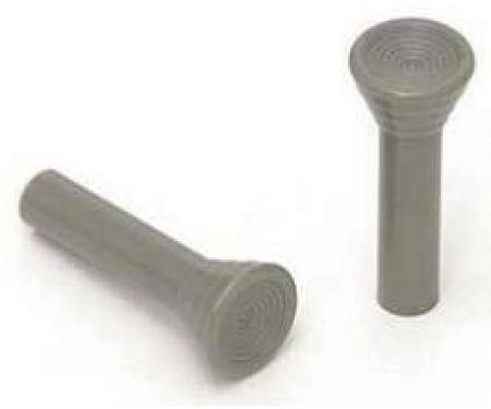 Full Size Chevy Interior Door Lock Knobs, Fawn Metallic, 1961-1963