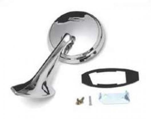 Full Size Chevy Outside Door Mirror, Left, 1965-1966