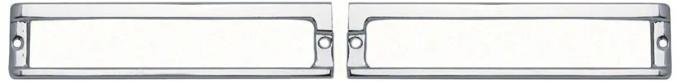 AMD Parking Lamp Bezels, Pair, 62-64 Chevy II Nova K-K116