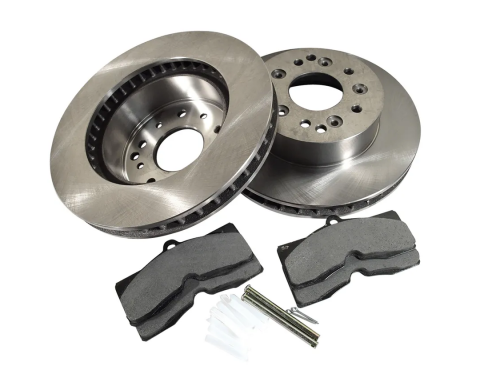 Corvette Brake Kit, Rear, Rotors & Pads, 1965-1982