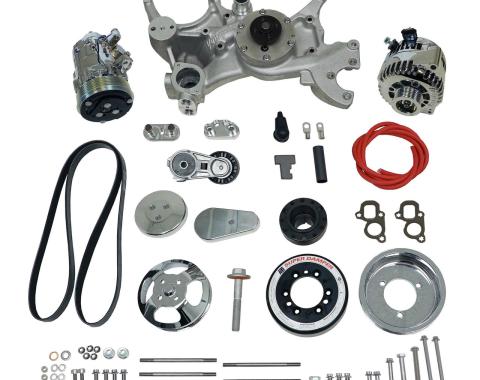 Vintage Air Front Runner™ Drive System GM LT1 Wet-Sump Chrome/Polished without Power Steering 175040