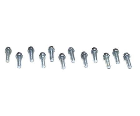 Patriot Exhaust Exhaust Header Bolts, 5/16-18 x 1, 12 Pack H7977