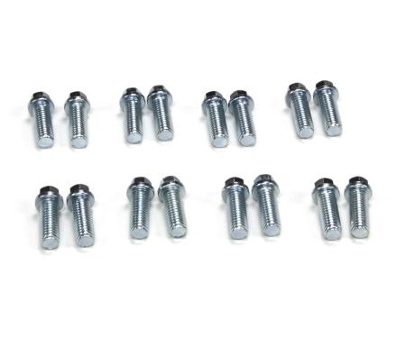 Patriot Exhaust Exhaust Header Bolts, 3/8-16 x 1, 16 Pack H7974