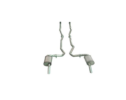 Corvette Dual Exhaust System, 350 4 Speed, 2 Inch, 1975-1979
